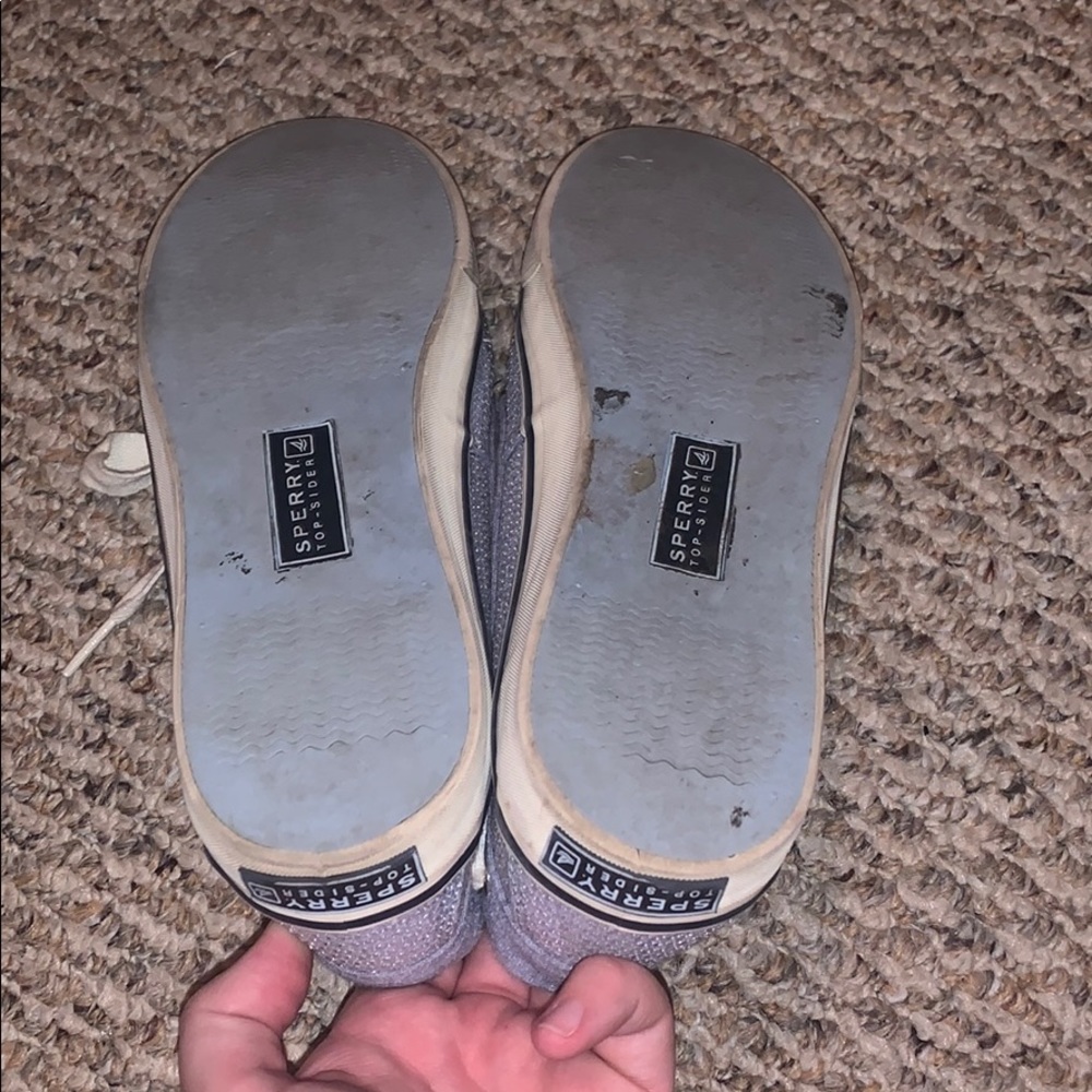 Good Condition Sequin Sperrys! - image 2